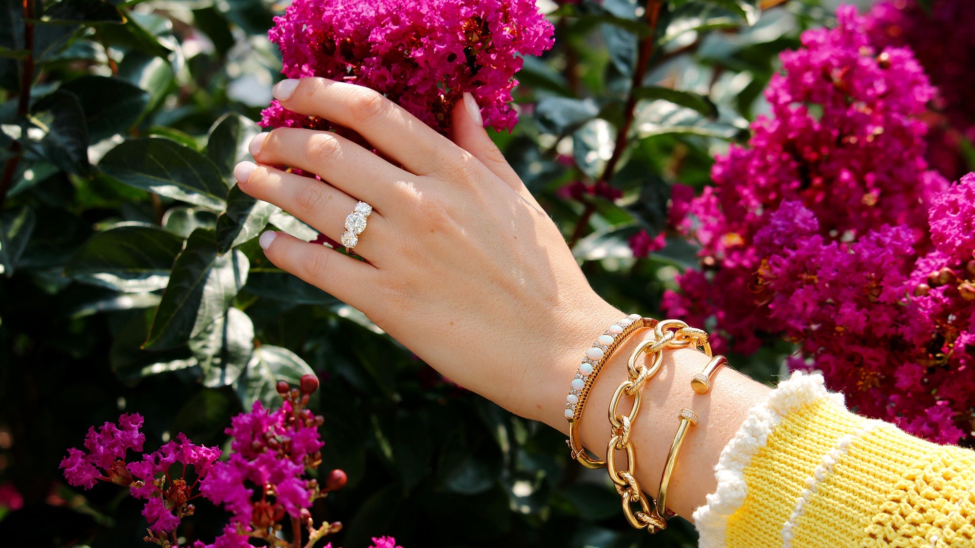 Three-Stone Engagement Rings