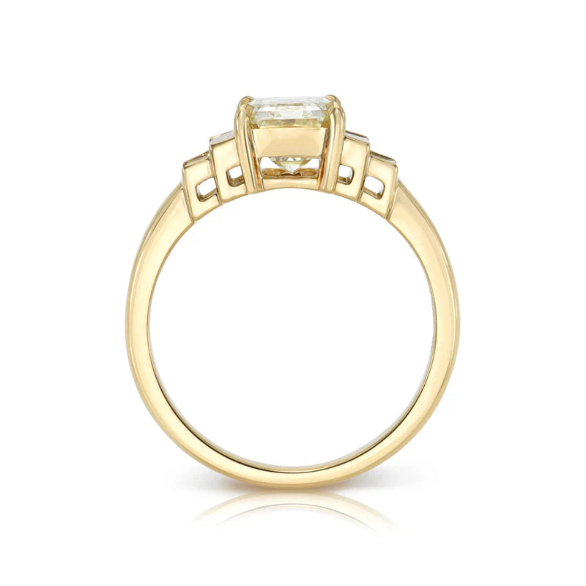 Single Stone Prong-Set Caroline Ring