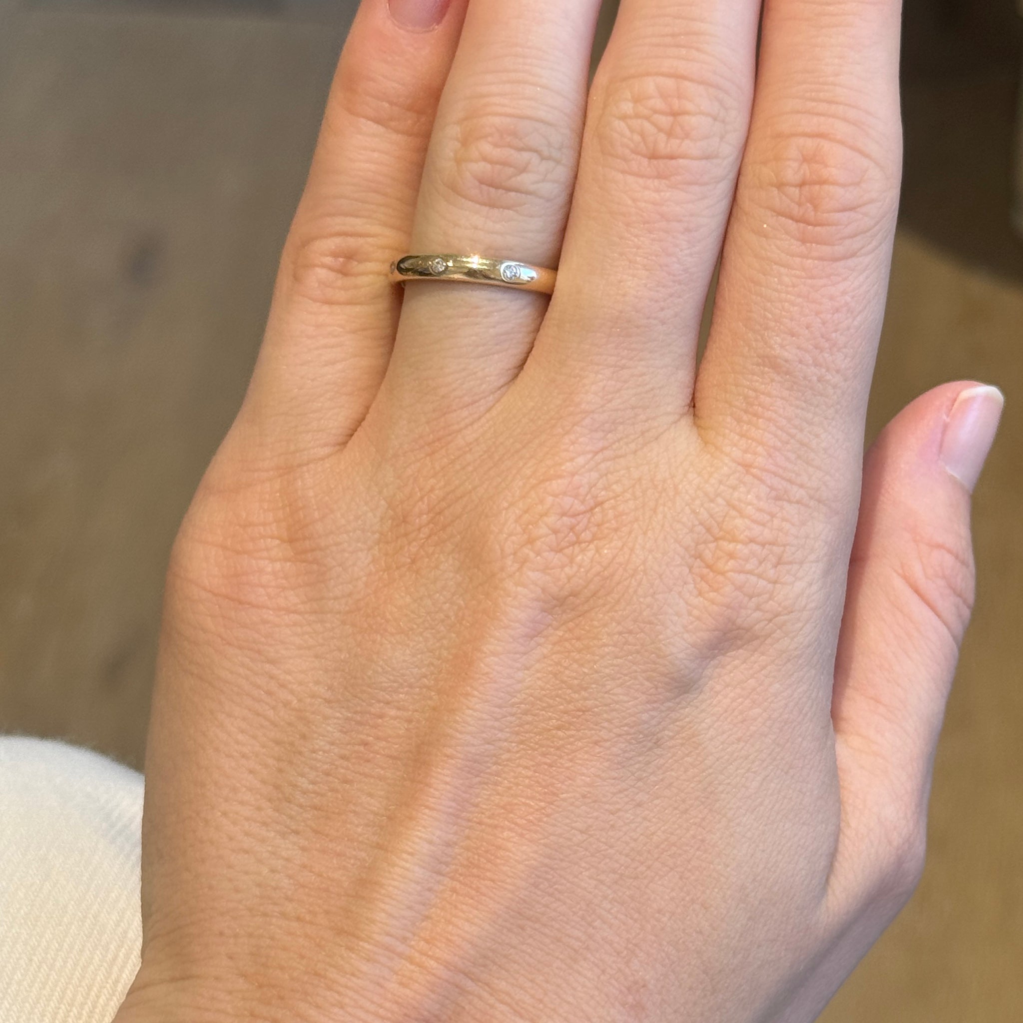 Diamond 14K Yellow Gold Comfort Fit Band 3mm