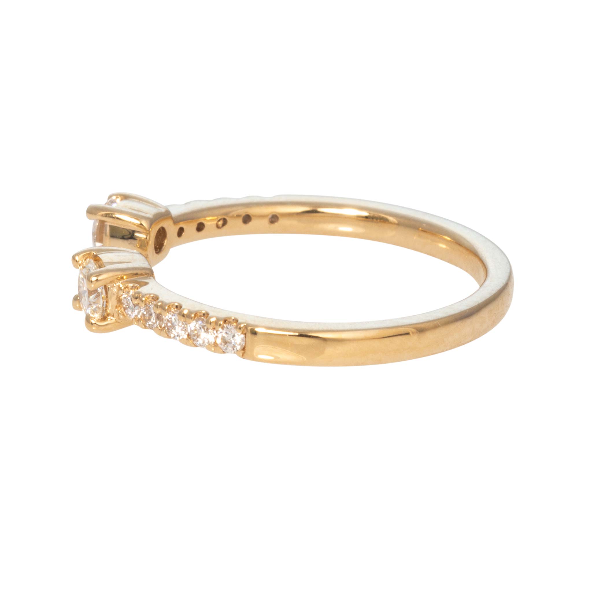 .37ctw Diamond Open 14K Yellow Gold Band