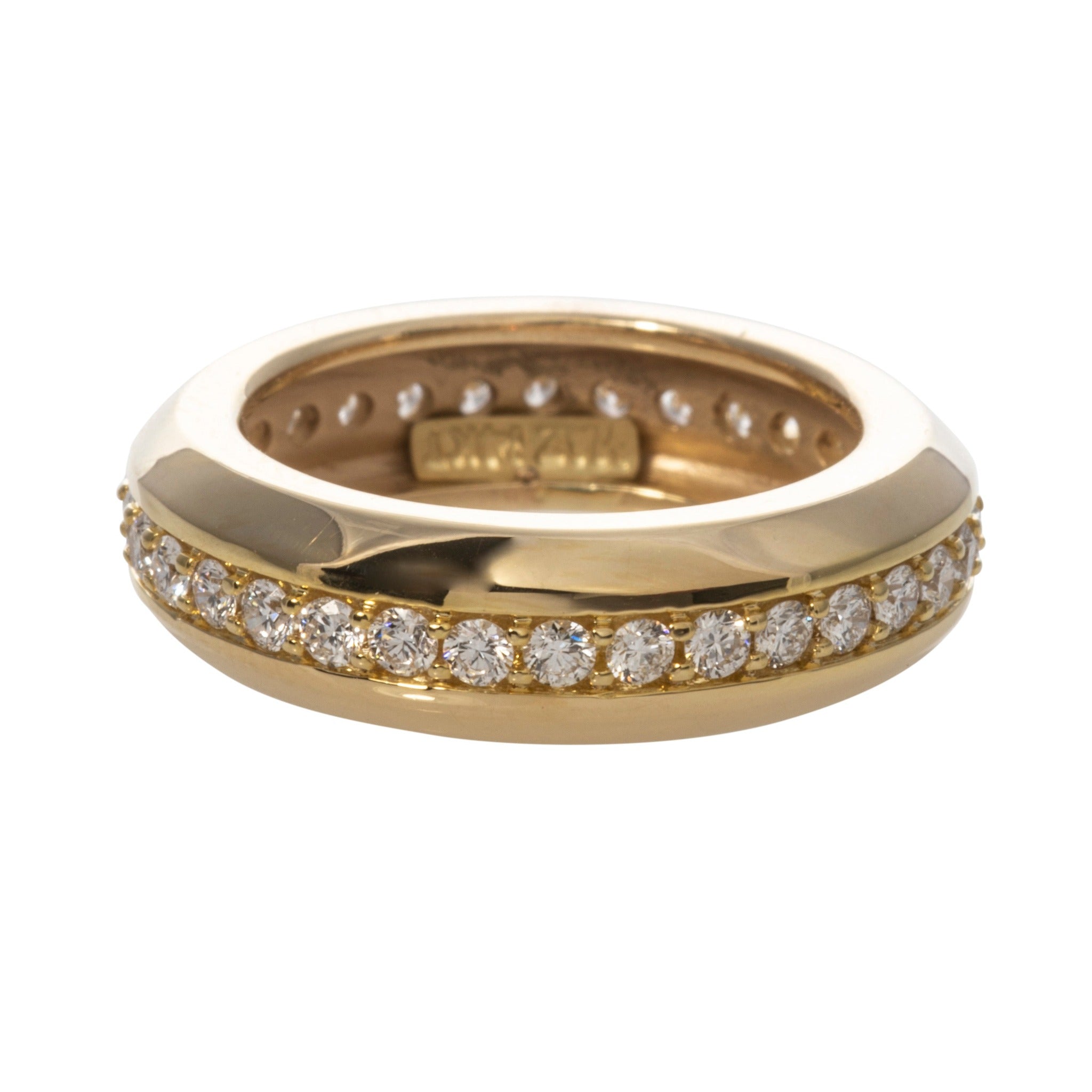 Mazza Diamond Eternity 14K Yellow Gold Ring