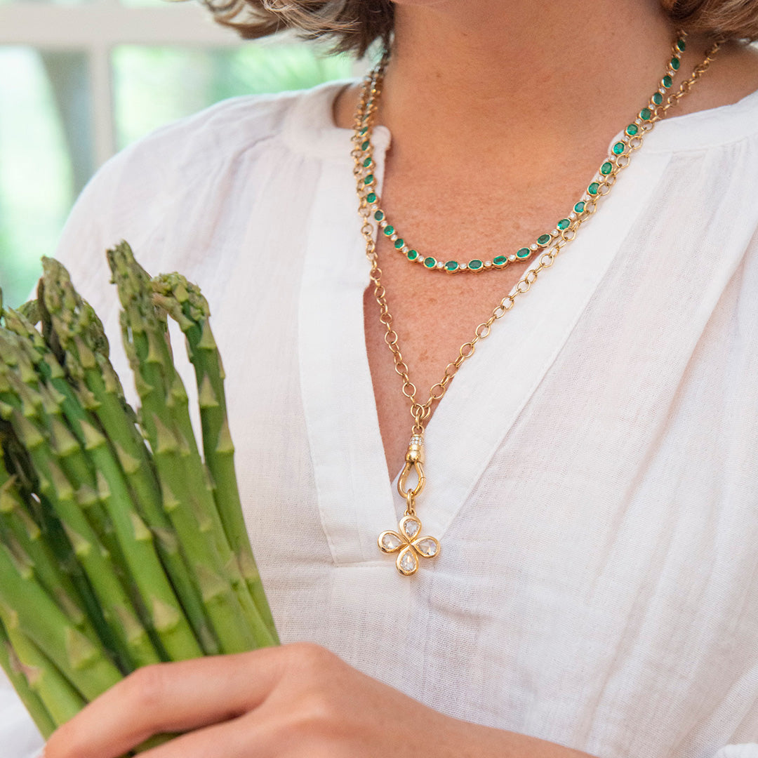 Single Stone Evren Chain Necklace