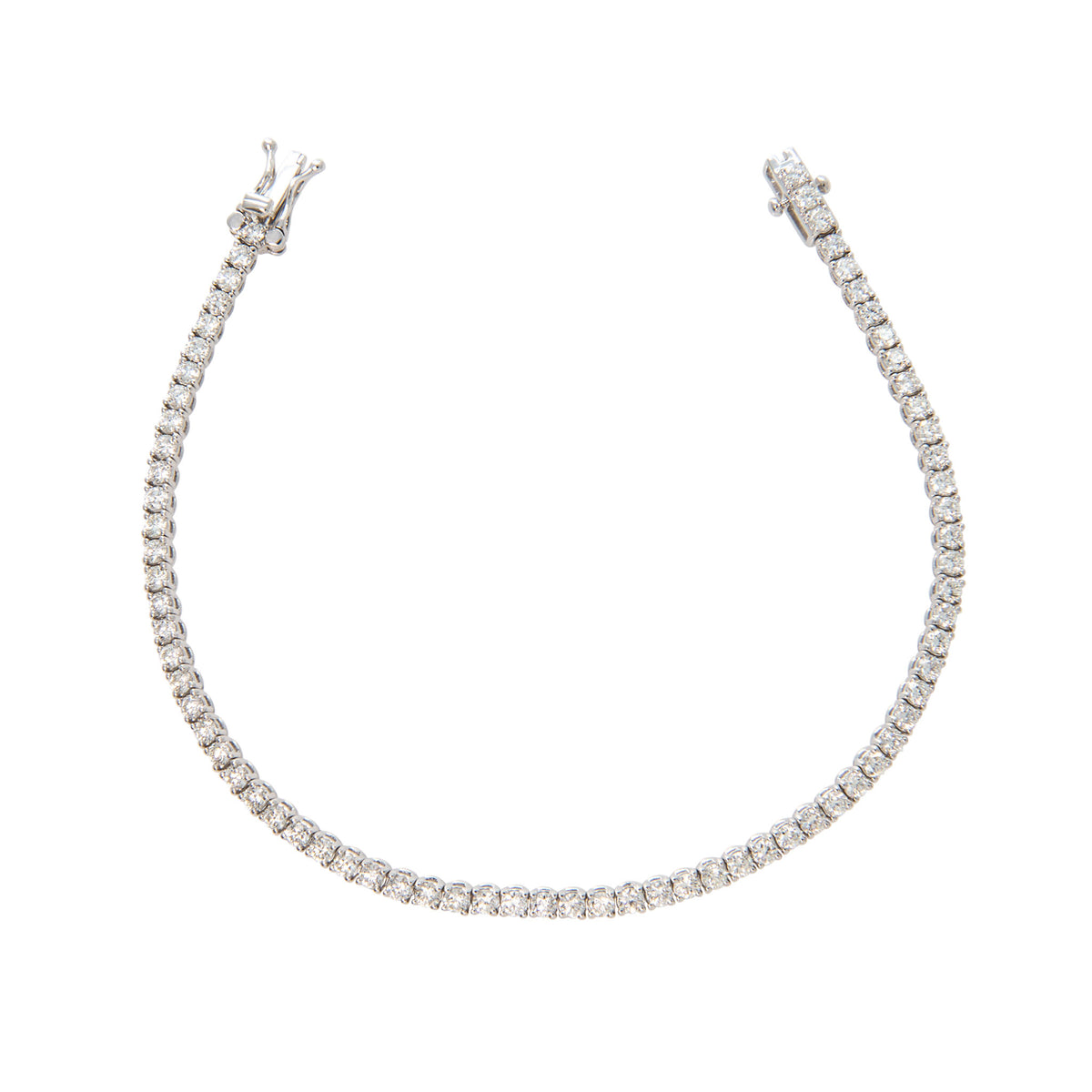 3ctw Diamond 14K White Gold Tennis Bracelet