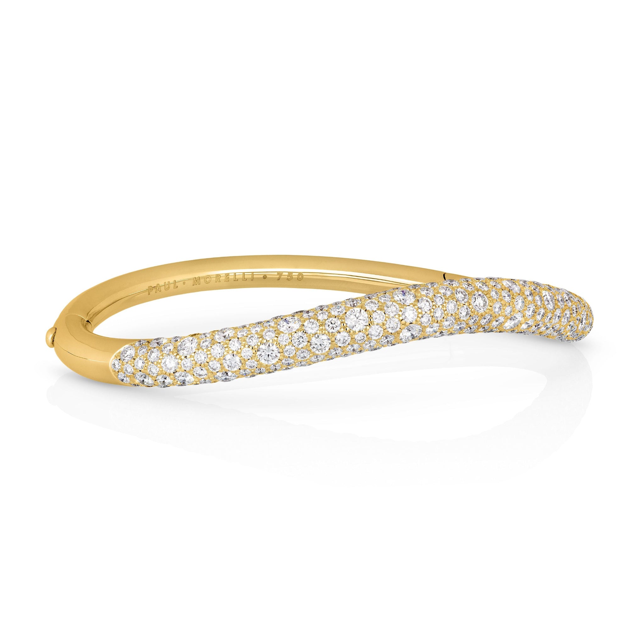 Paul Morelli Diamond Pave Mini Bangle Bracelet