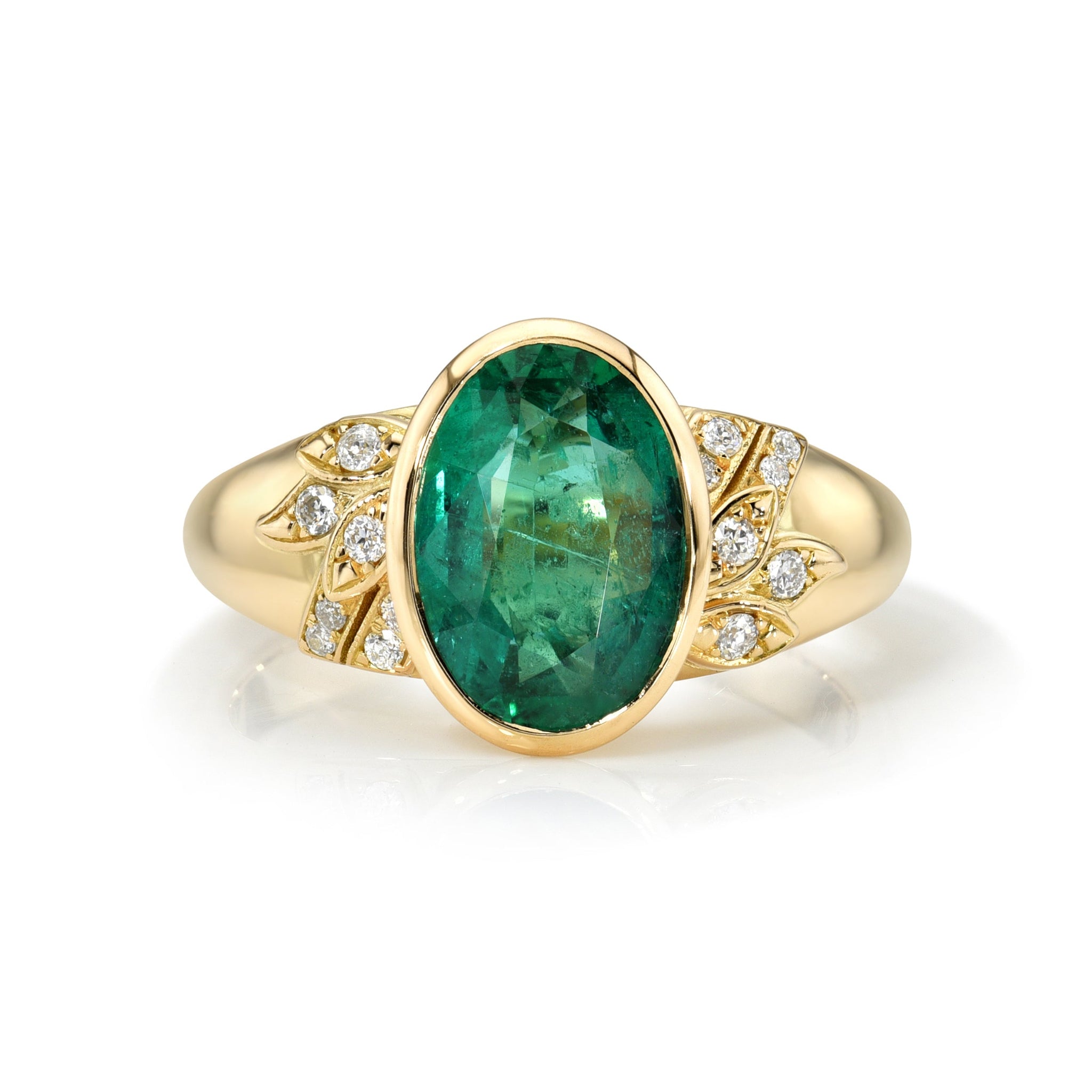 Single Stone Emerald Allison Ring
