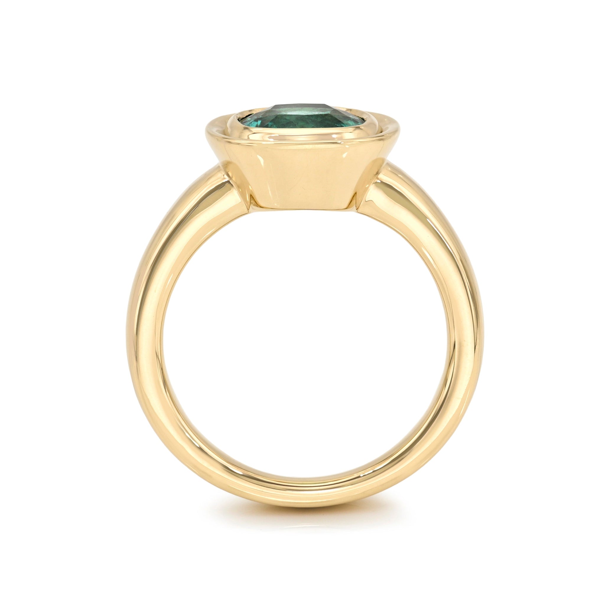 Single Stone Emerald Aria Ring