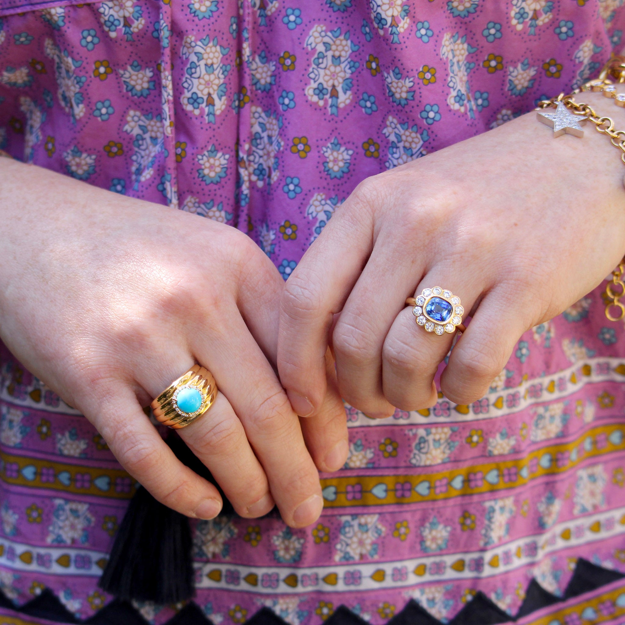 Single Stone Sapphire Lilibet Ring