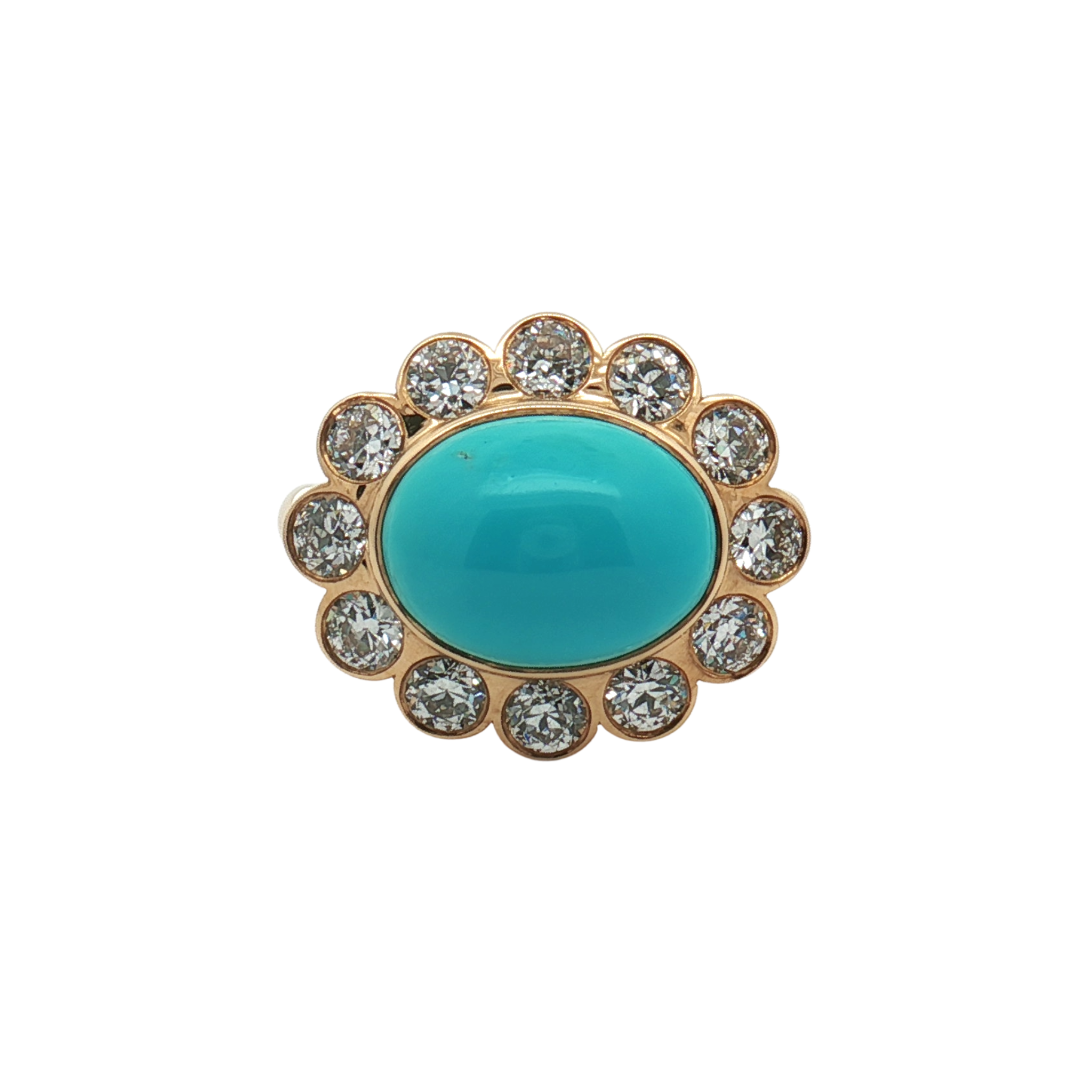 Single Stone Turquoise Lilibet Ring