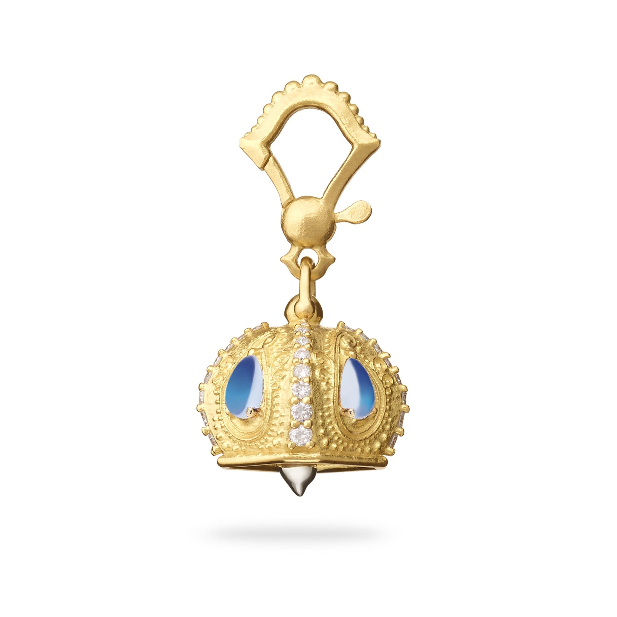 Paul Morelli Moonstone & Diamond Raja Meditation Bell