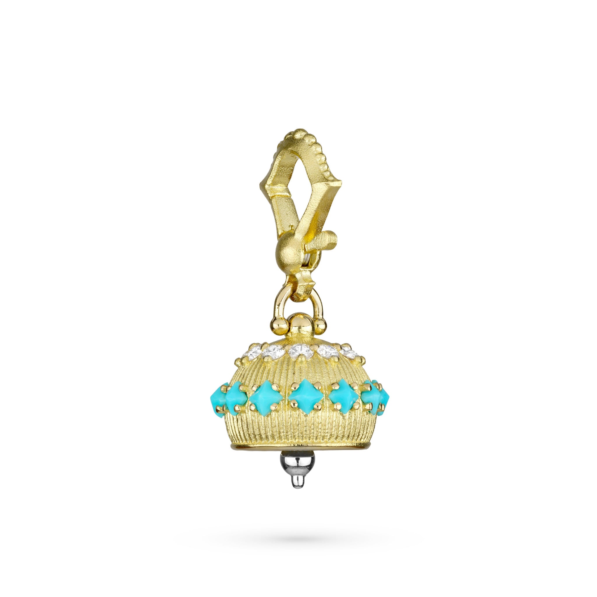 Paul Morelli Turquoise & Diamond Meditation Bell