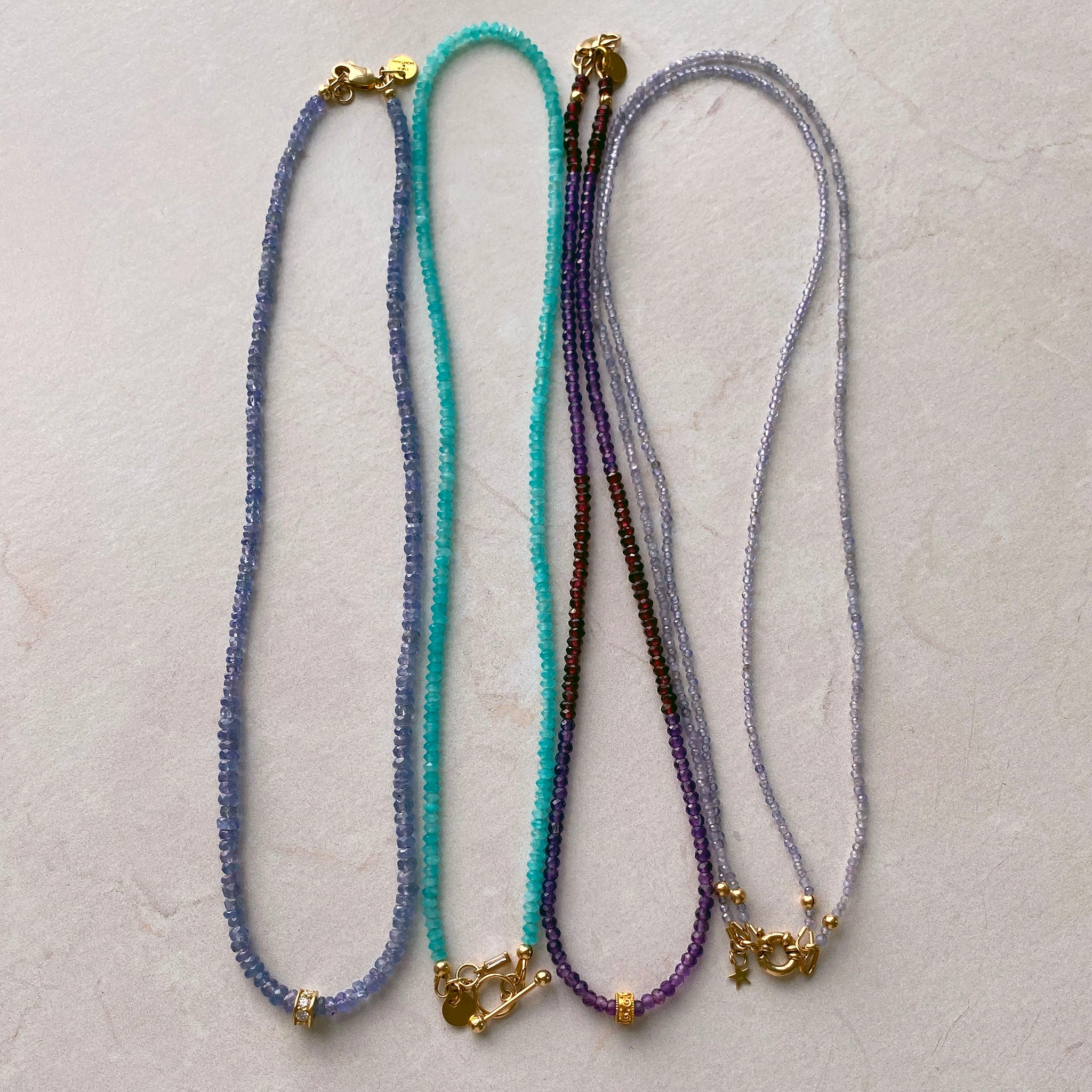 Tippy Stern Fine Art Gemstone Beaded Necklaces