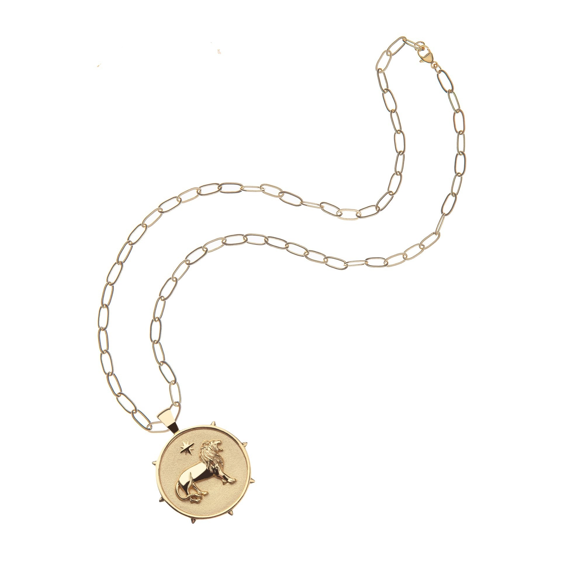 Jane Win COURAGE Original Coin Pendant Necklace