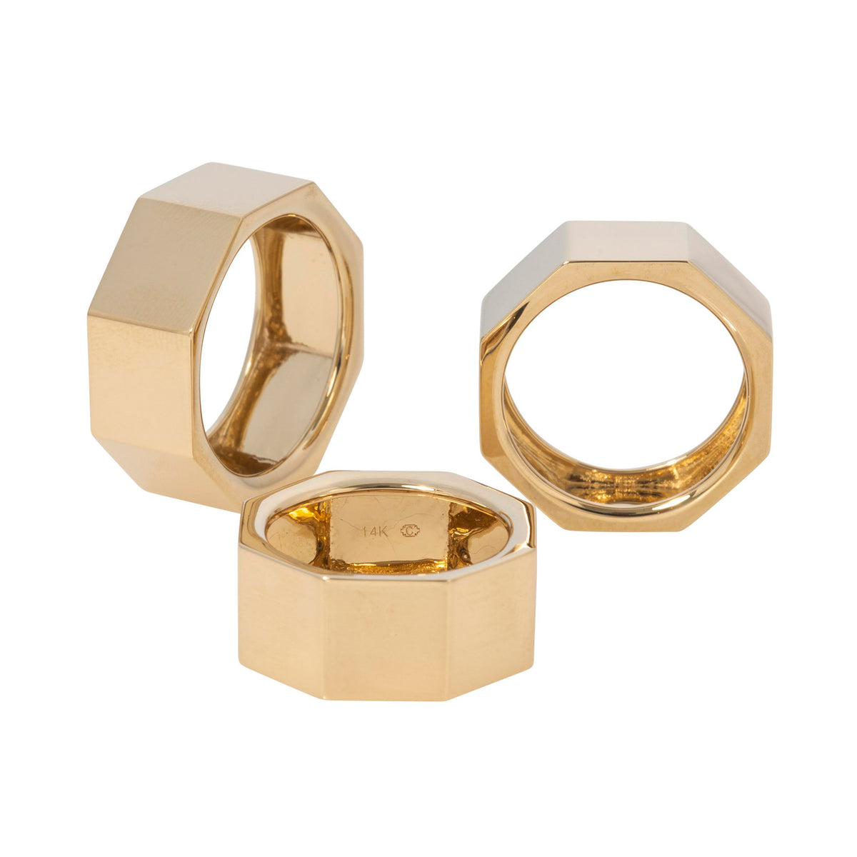 Personalized 14K Gold Family Ring