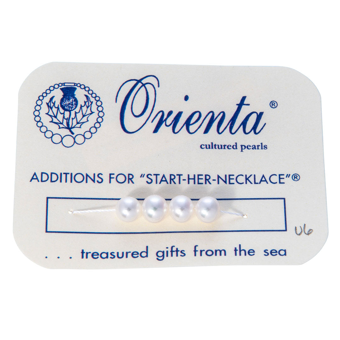 Start Her Necklace Pearl Additions Carded Inch 6mm
