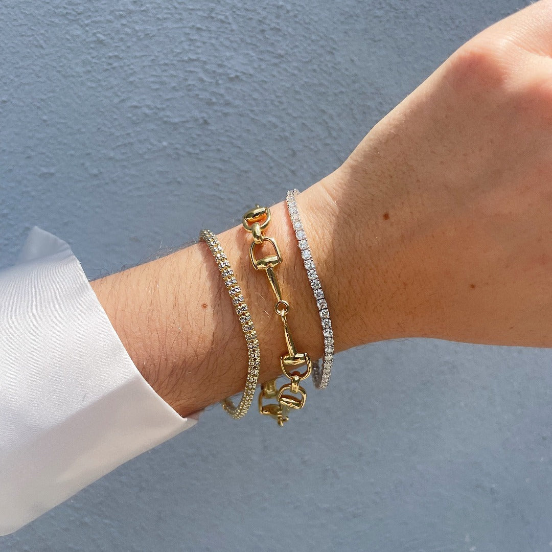 5ct Diamond 14K White Gold Tennis Bracelet