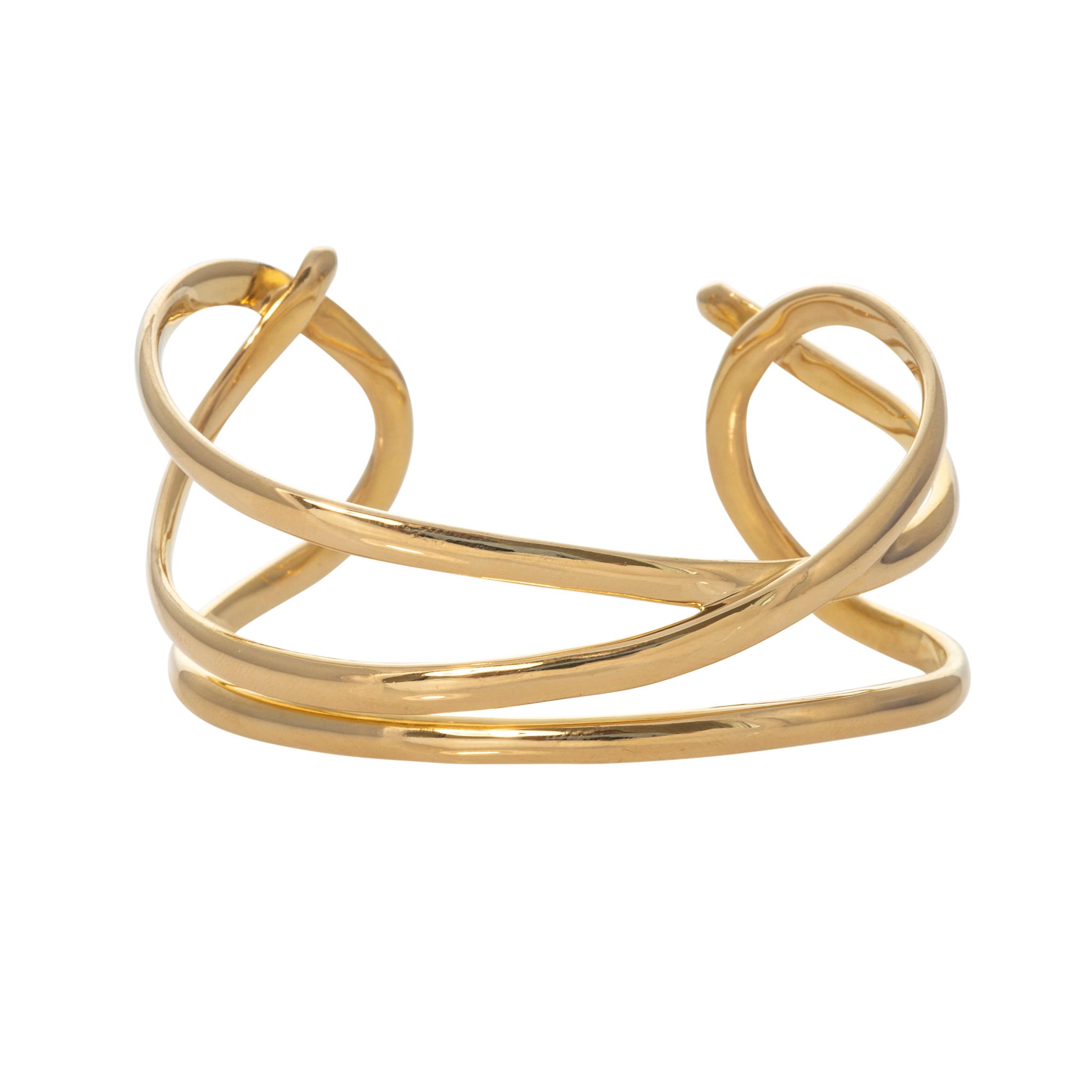 Vintage Tiffany & Co 18K Yellow Gold Cuff