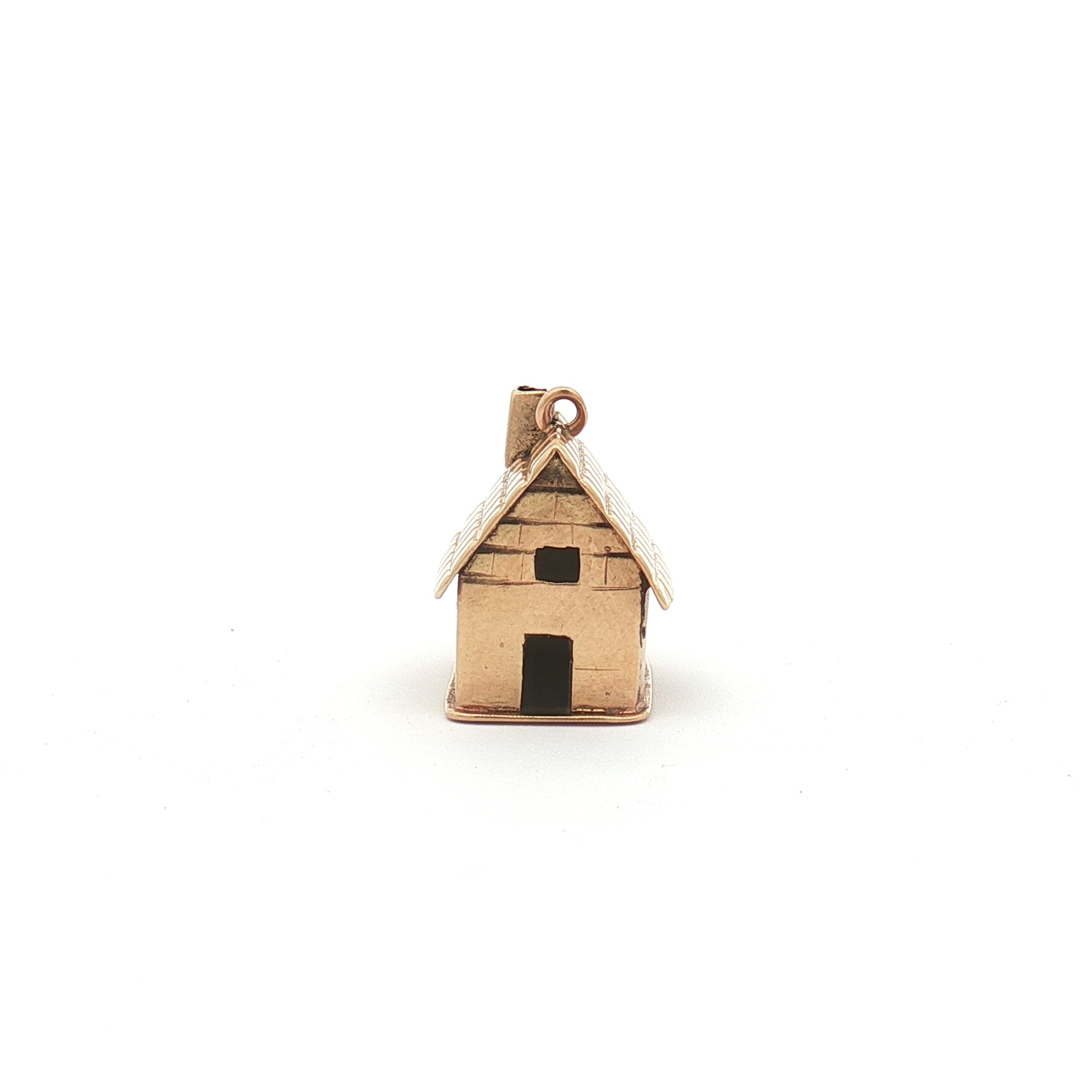 Vintage 18K Gold House Charm