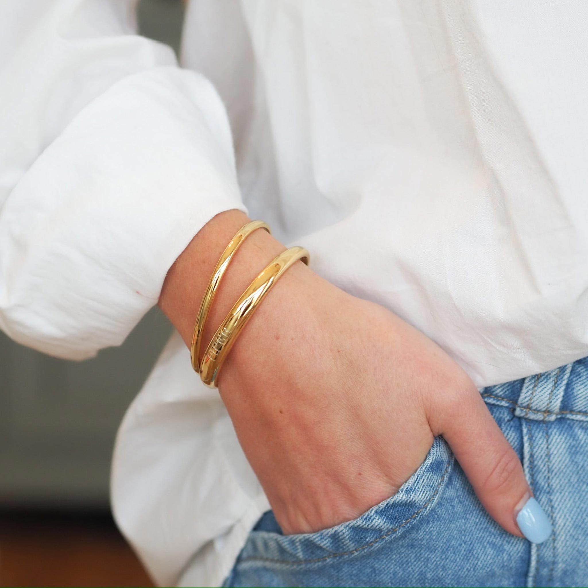 Goldbug Slip-On Cuff Bangle