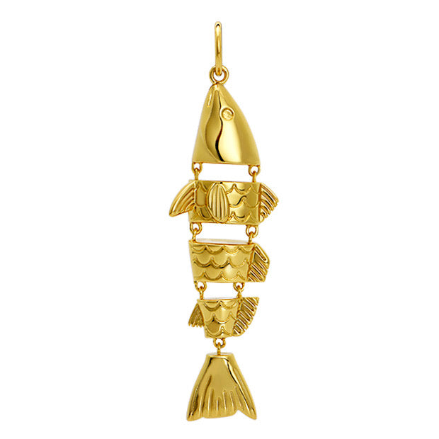 Goldbug Collection Hinged Fish Charm