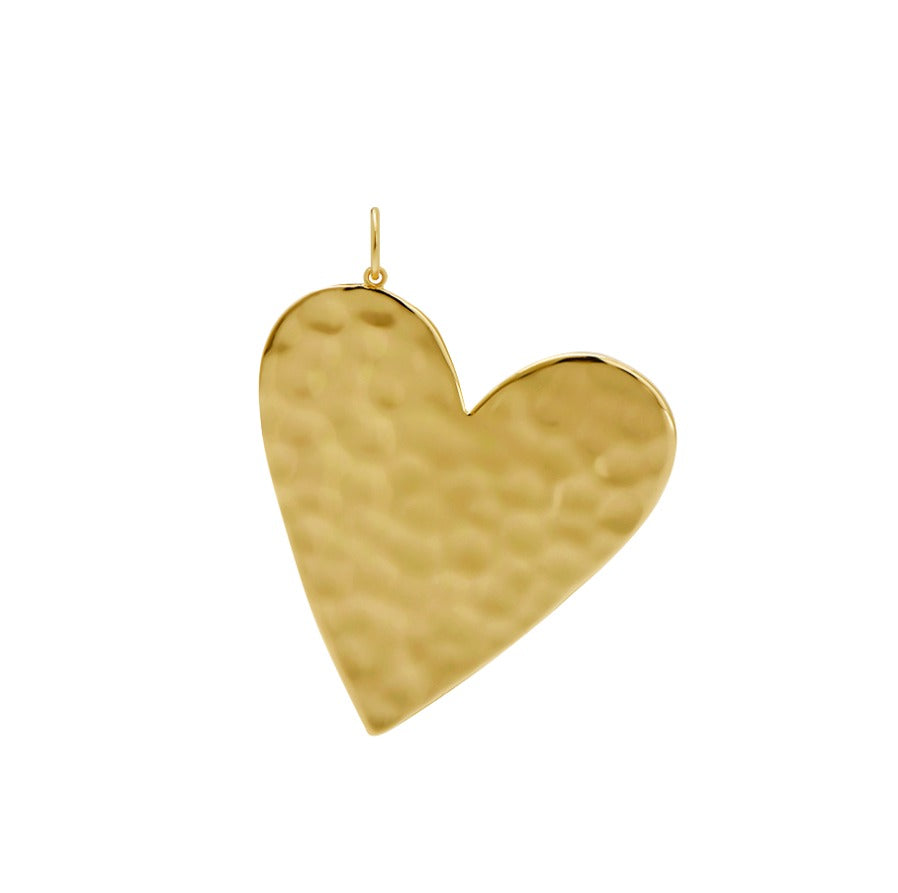 Goldbug Collection Small Hammered Heart