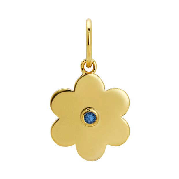 Goldbug Collection September Birthday Daisy Charm