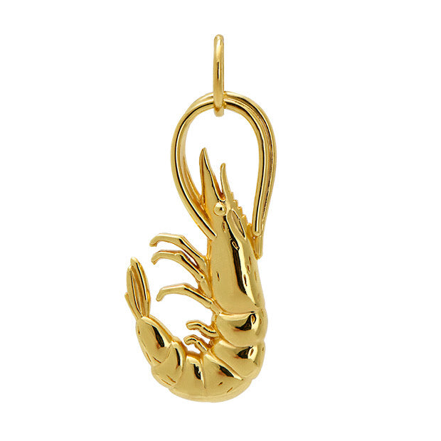 Goldbug Collection Small Shrimp Charm