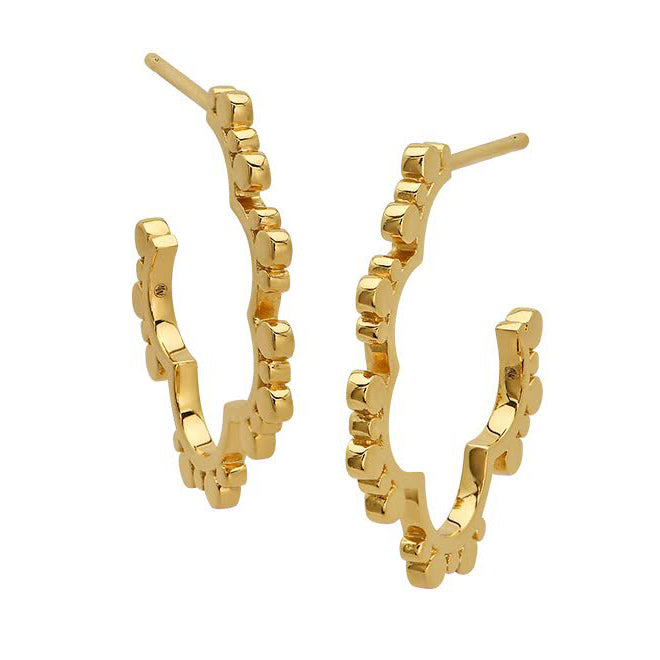Goldbug Frame Hoop Earrings