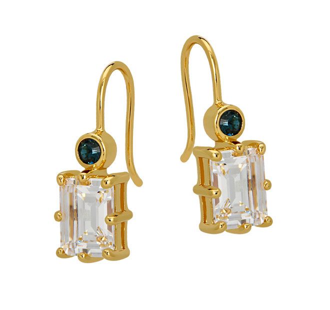 Goldbug December Birthstone Drop Earrings