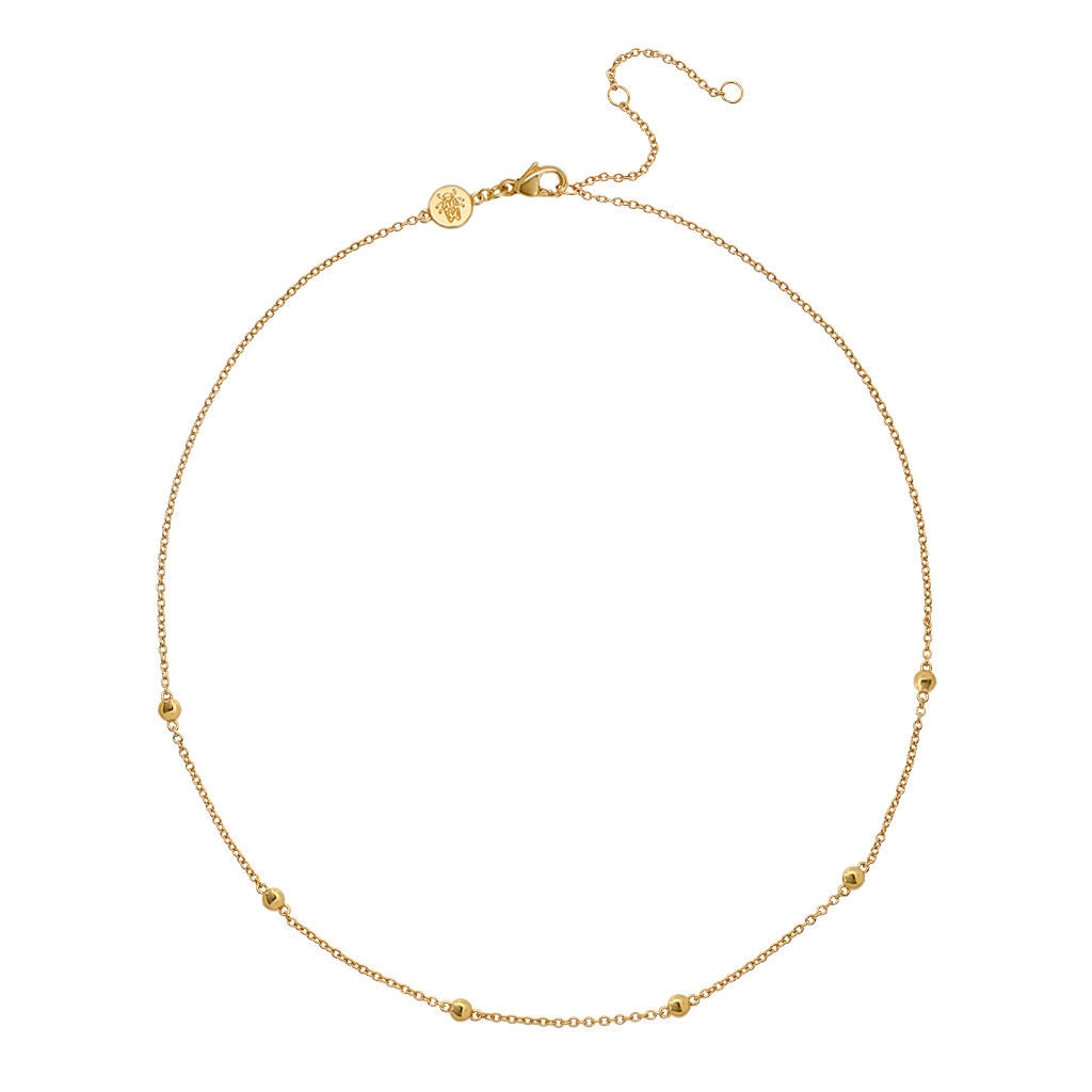 Goldbug Collection Tiny Bead Station Necklace