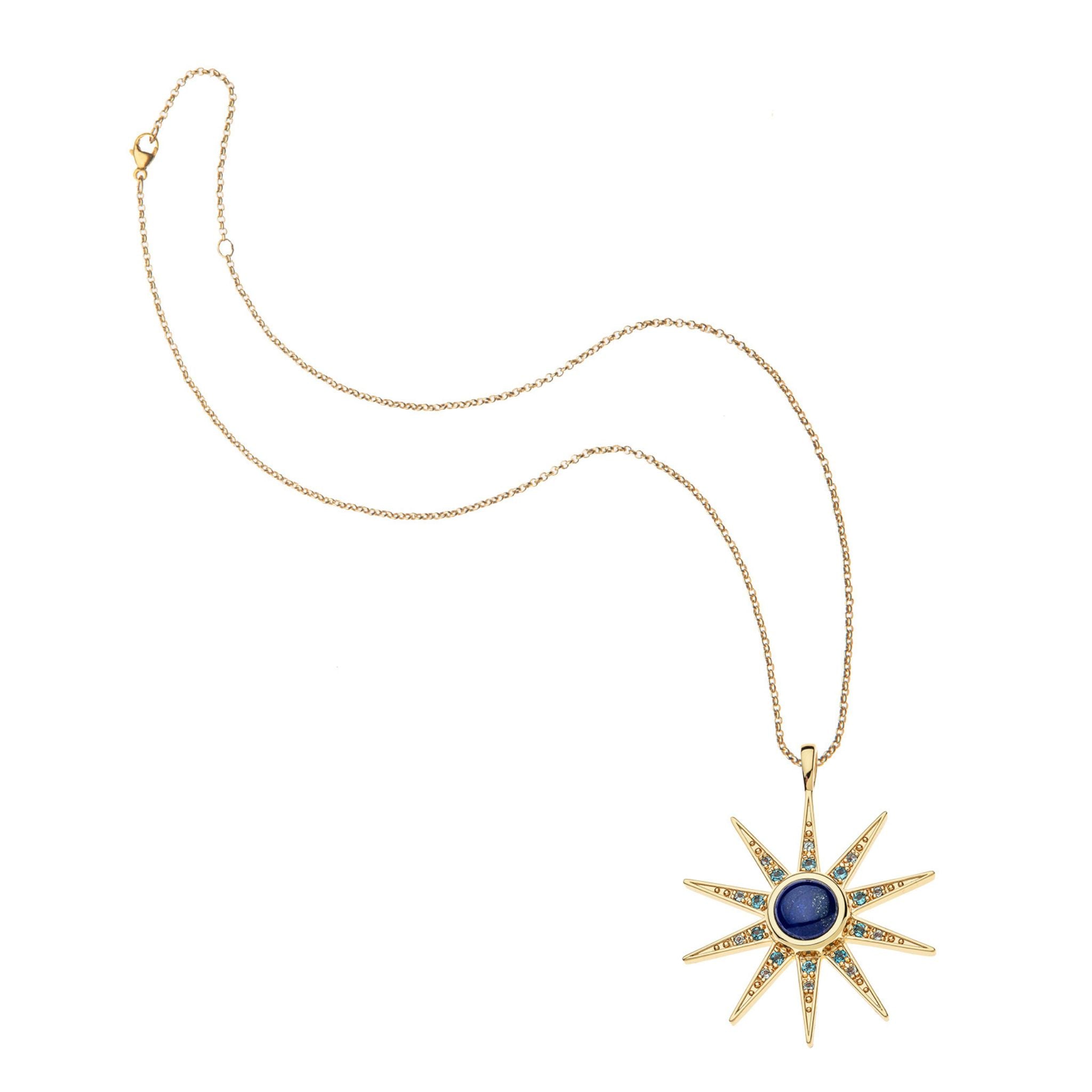 Jane Win LUCKY Sparkling Supernova Pendant Necklace