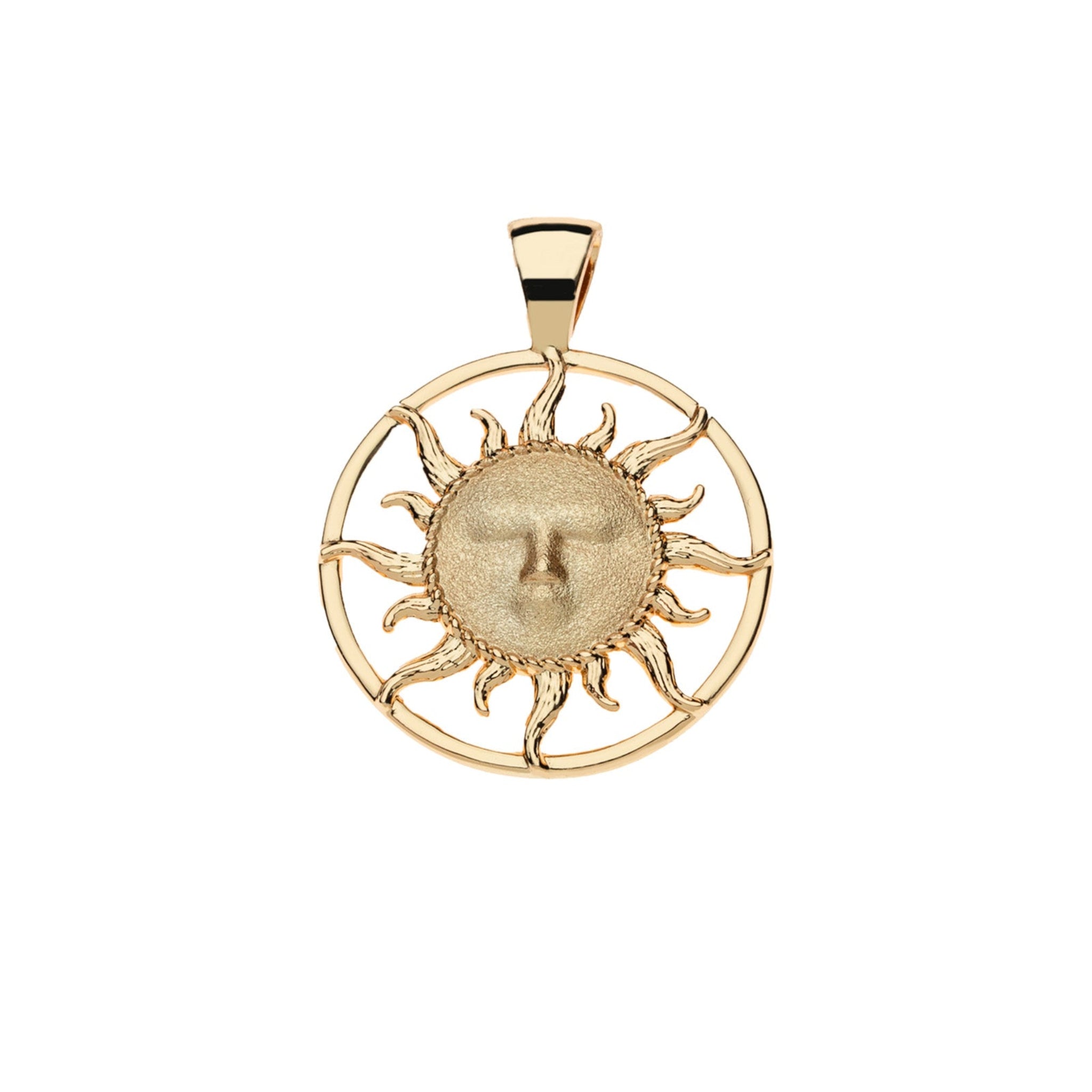 Jane Win STRONG Sun Rays Cutout Pendant