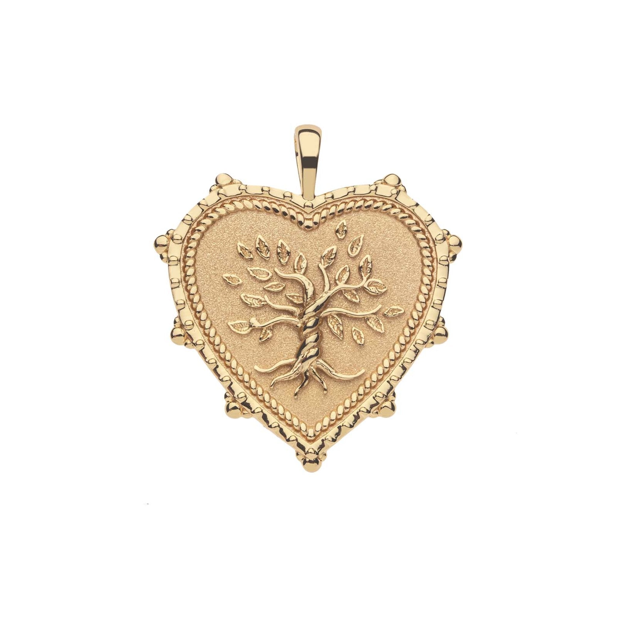 Jane Win FAITH Heart Pendant Necklace