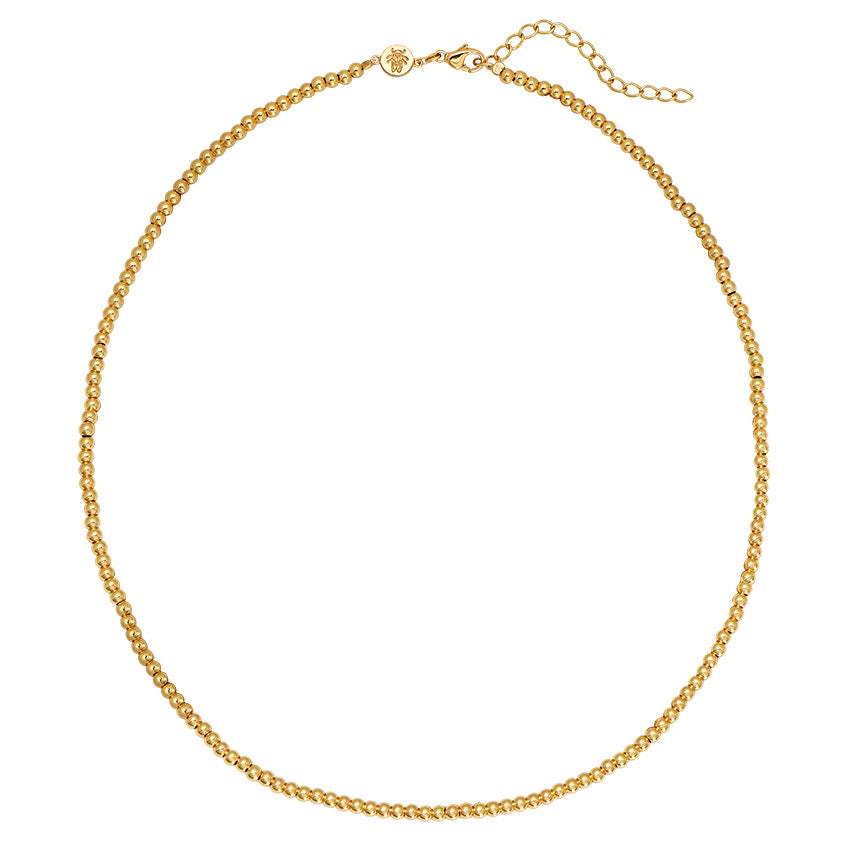 Goldbug Collection Beaded Ball Necklace