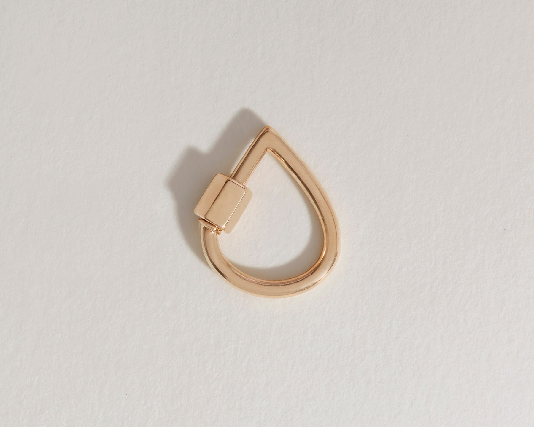 Marla Aaron 14K Yellow Gold Baby Drop Lock