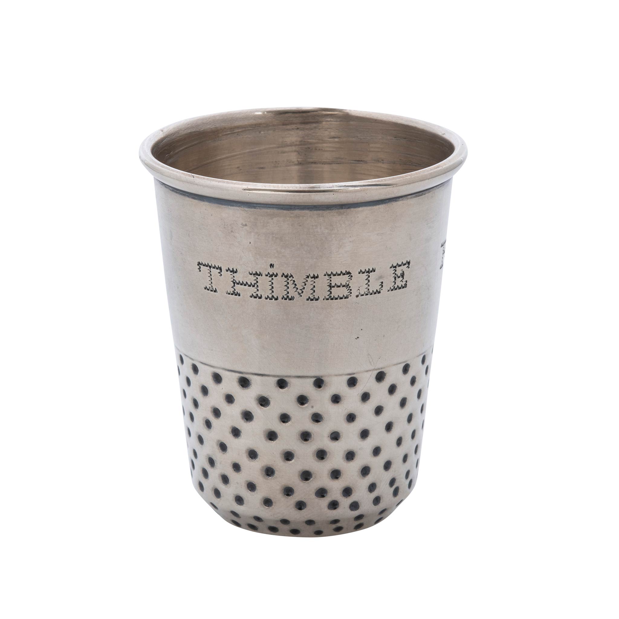 Estate Taxco Mexico Sterling Silver Thimble Full Jigger