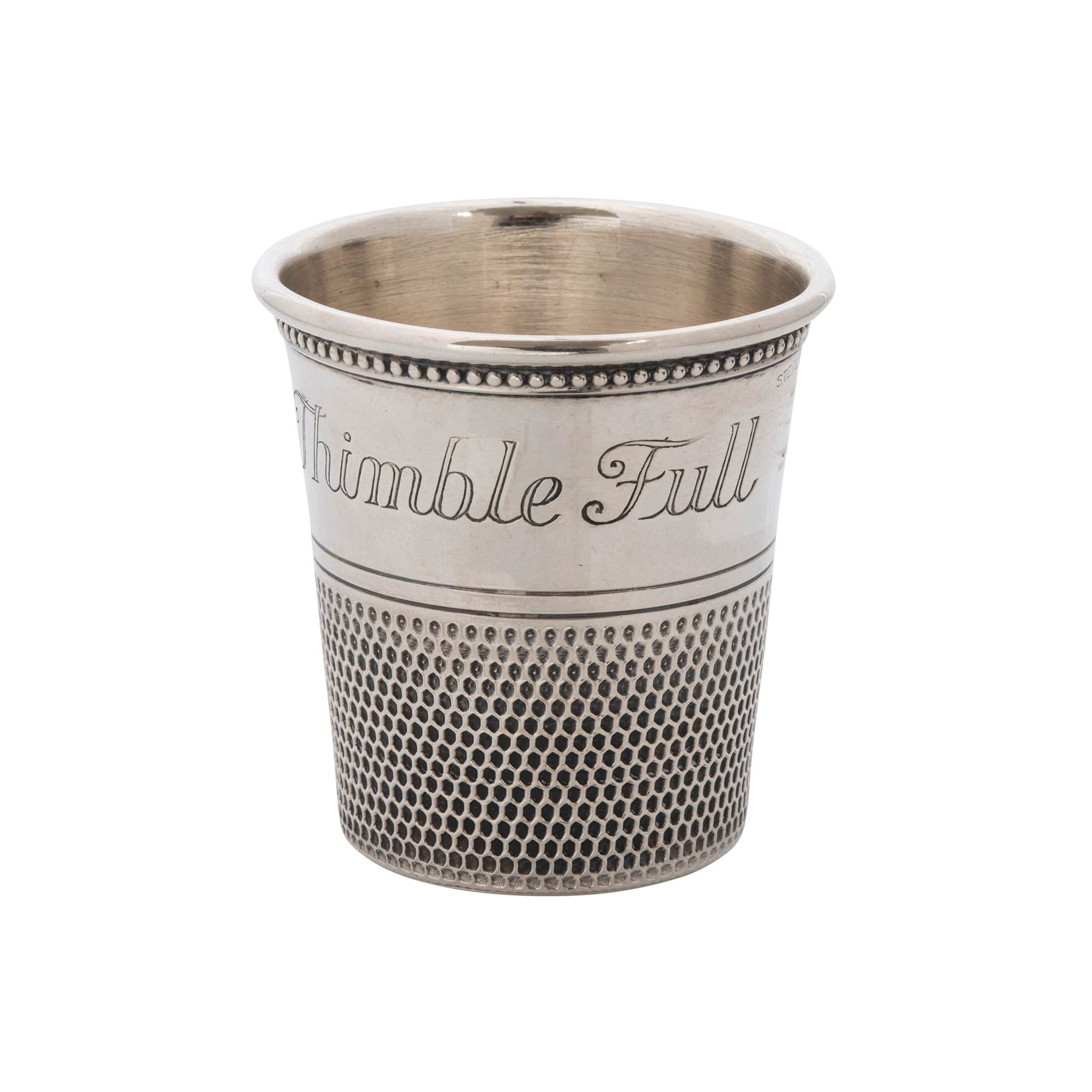 Estate Sterling Silver Only A Thimble Full Jigger