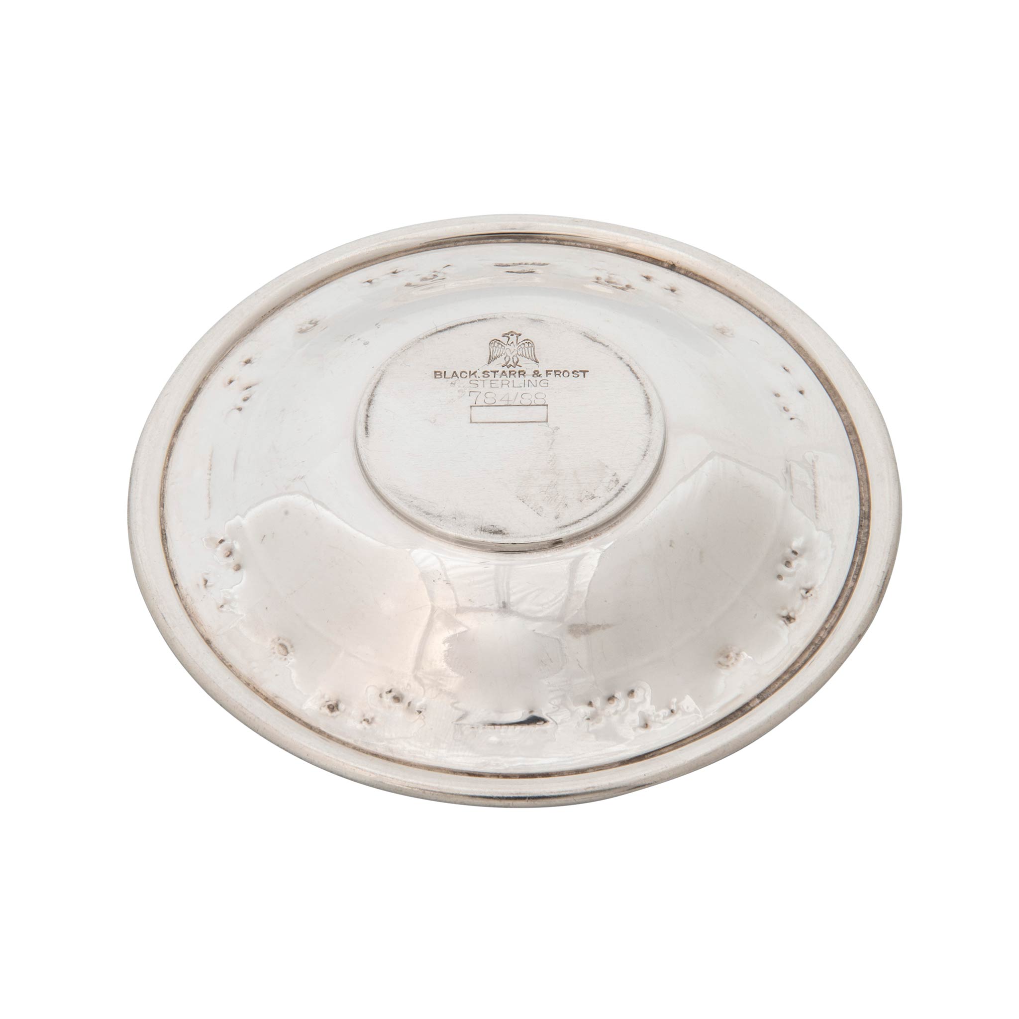 Vintage Black, Starr & Frost Sterling Silver Saucer Dish 784/88