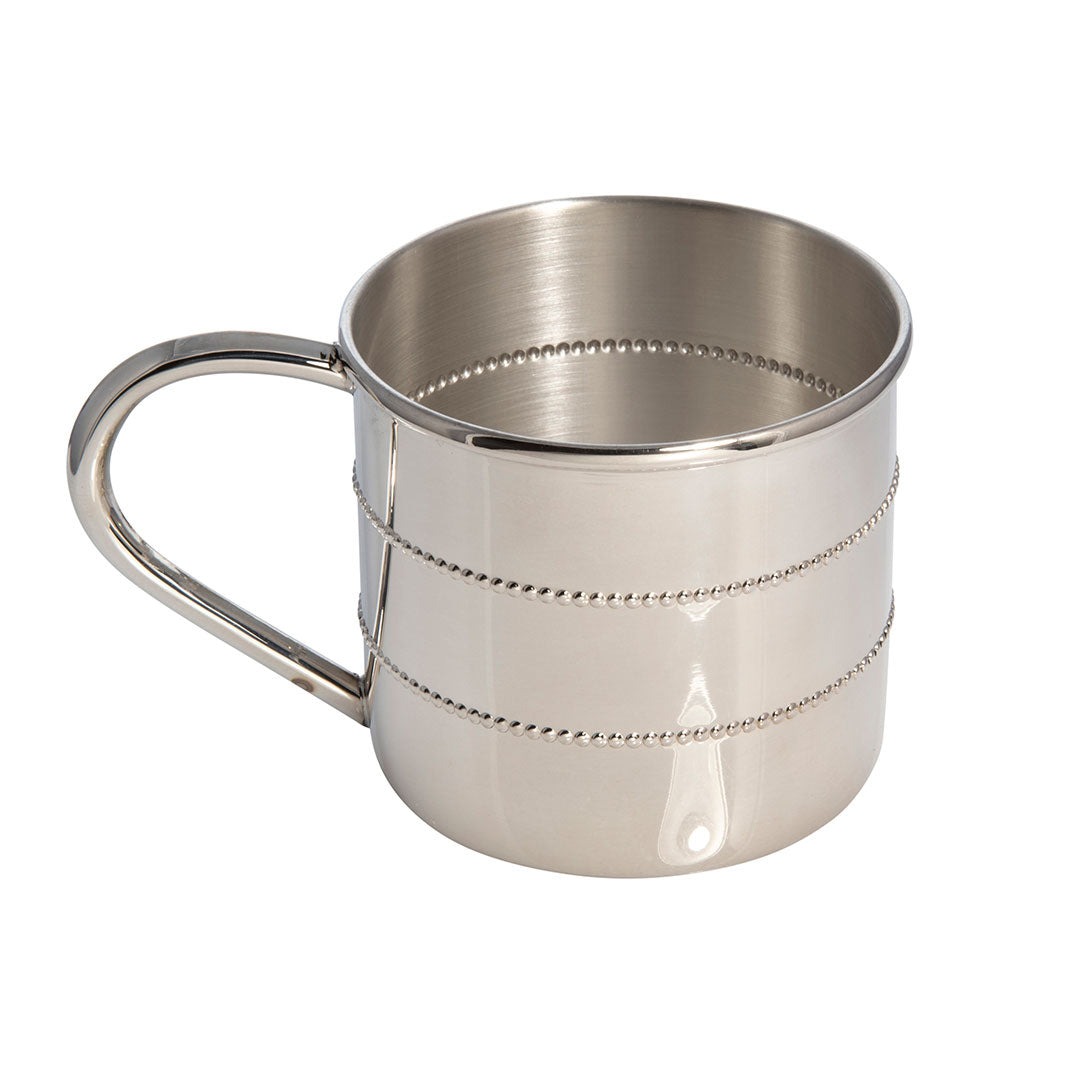 Sterling Silver Beaded Baby Cup