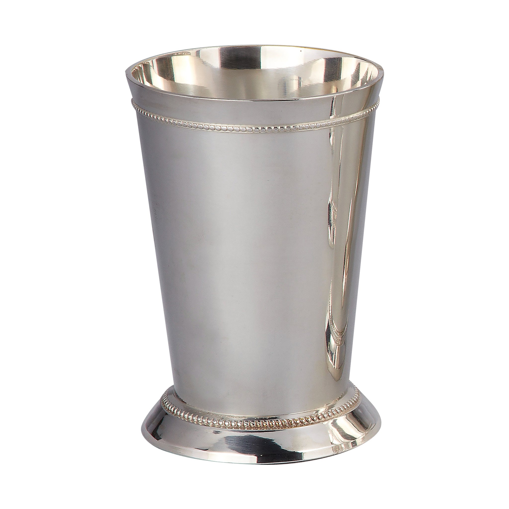 Silver-Plated Beaded Julep Cup 10oz