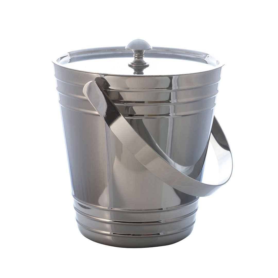 Stainless Steel Ice Bucket with Handle & Lid