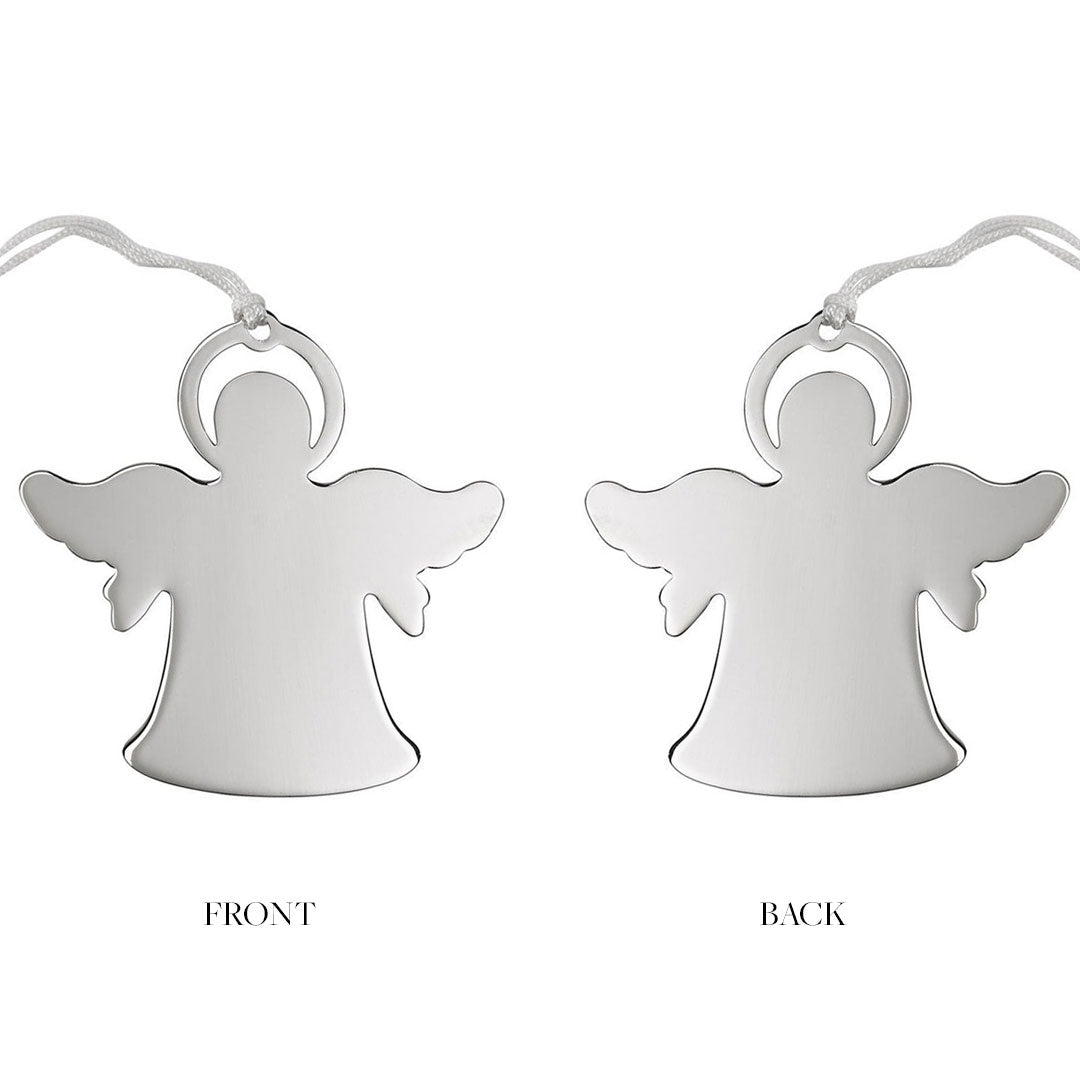 Angel Ornament front and back for personalization