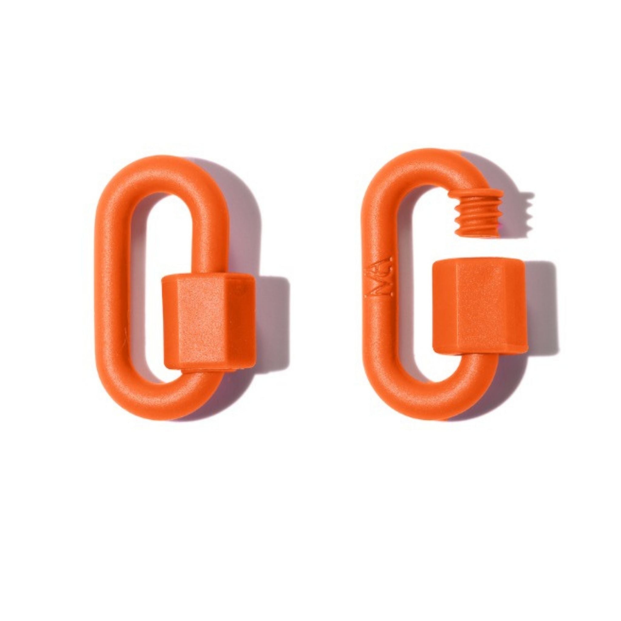 Marla Aaron Tacky Orange Rubber Chubby Medium Lock