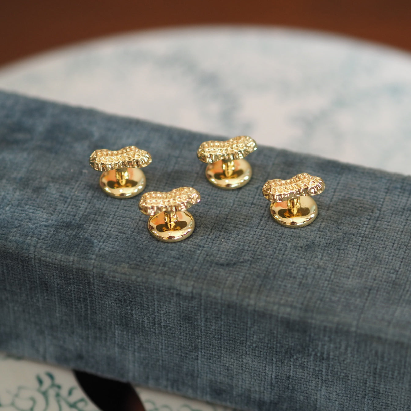 Goldbug Collection Peanut Shirt Studs