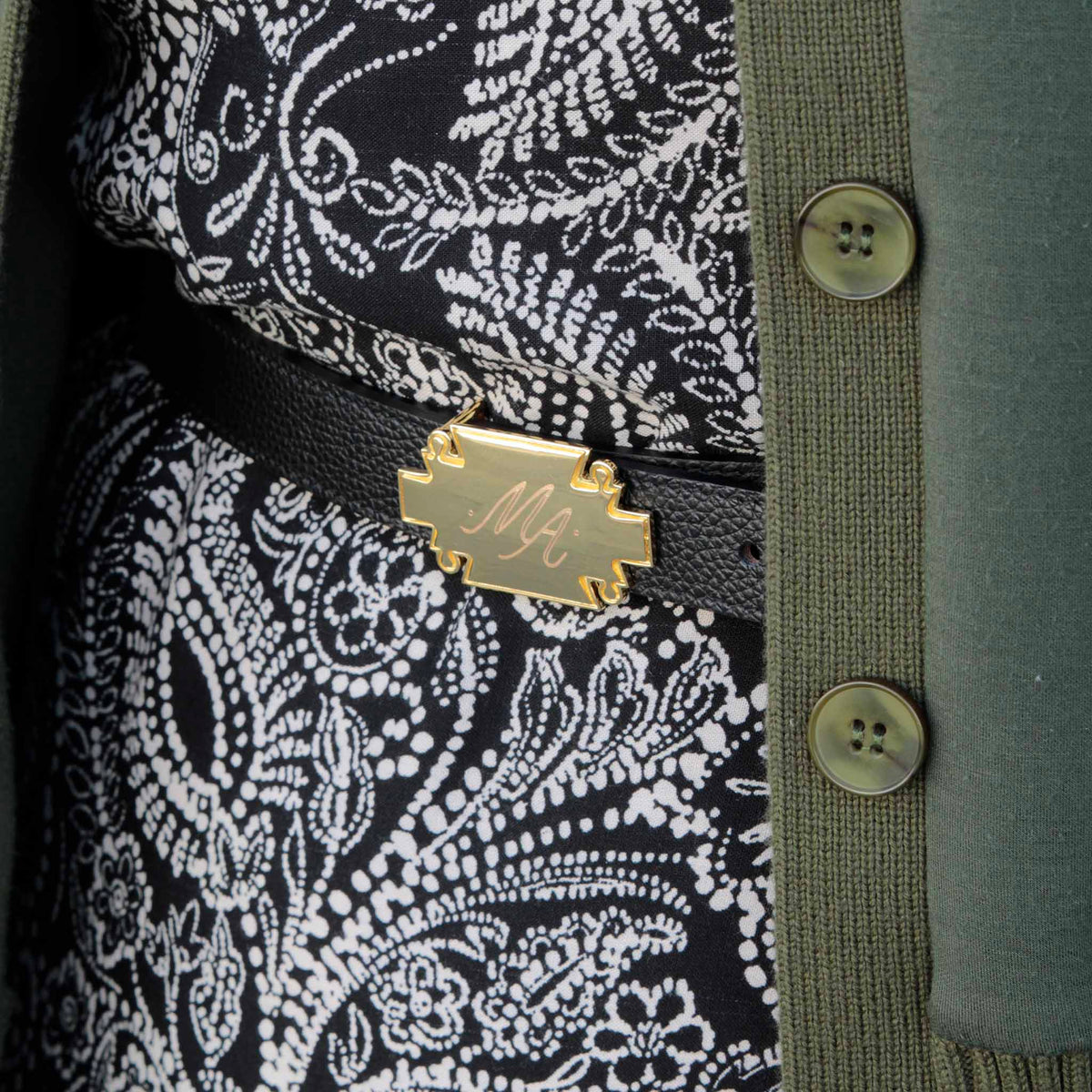 Croghan's Women's Black & Saddle Brown Reversible Regular Belt Strap 1"