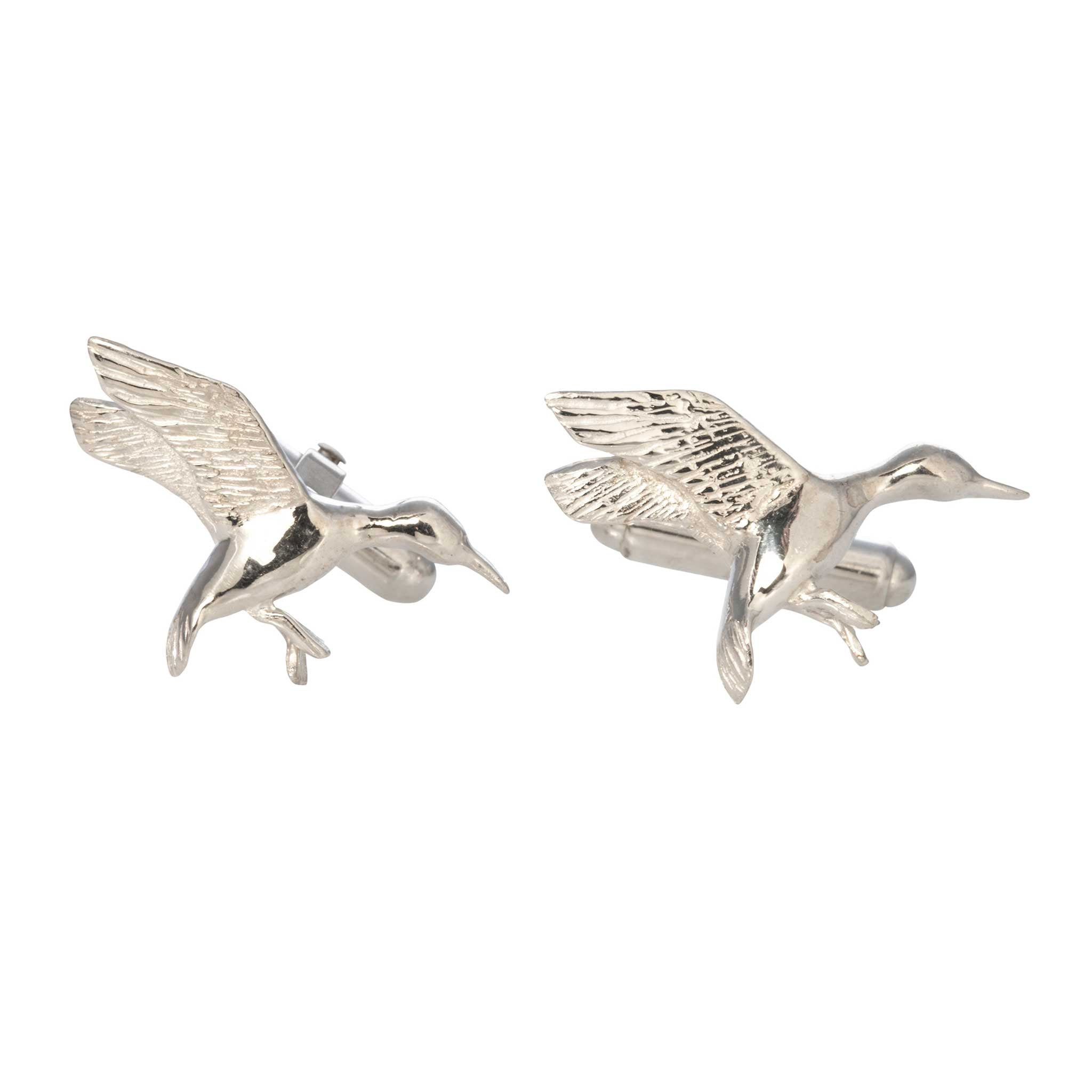 Sterling Silver SEWE Duck Cufflinks
