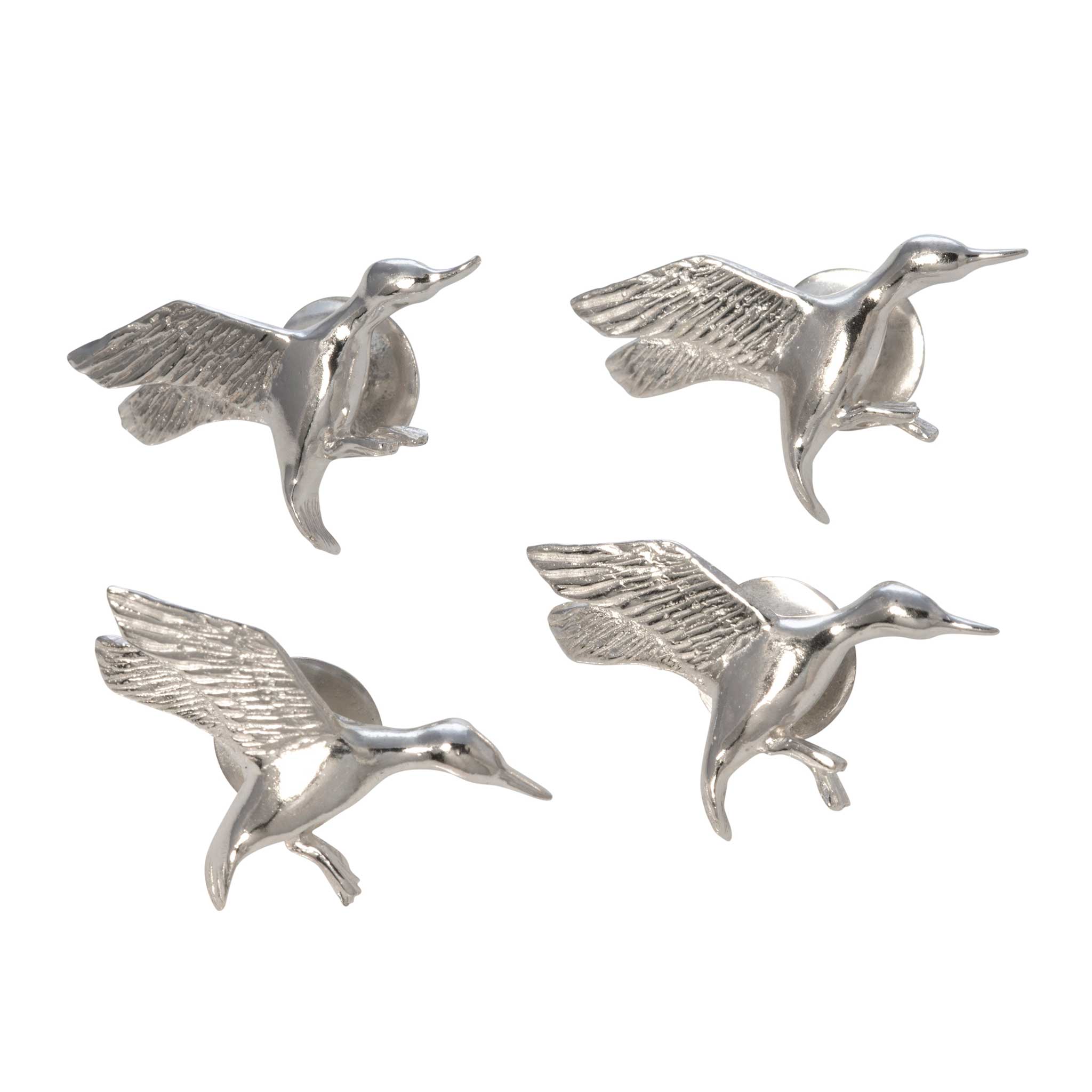 Sterling Silver SEWE Duck Dress Studs
