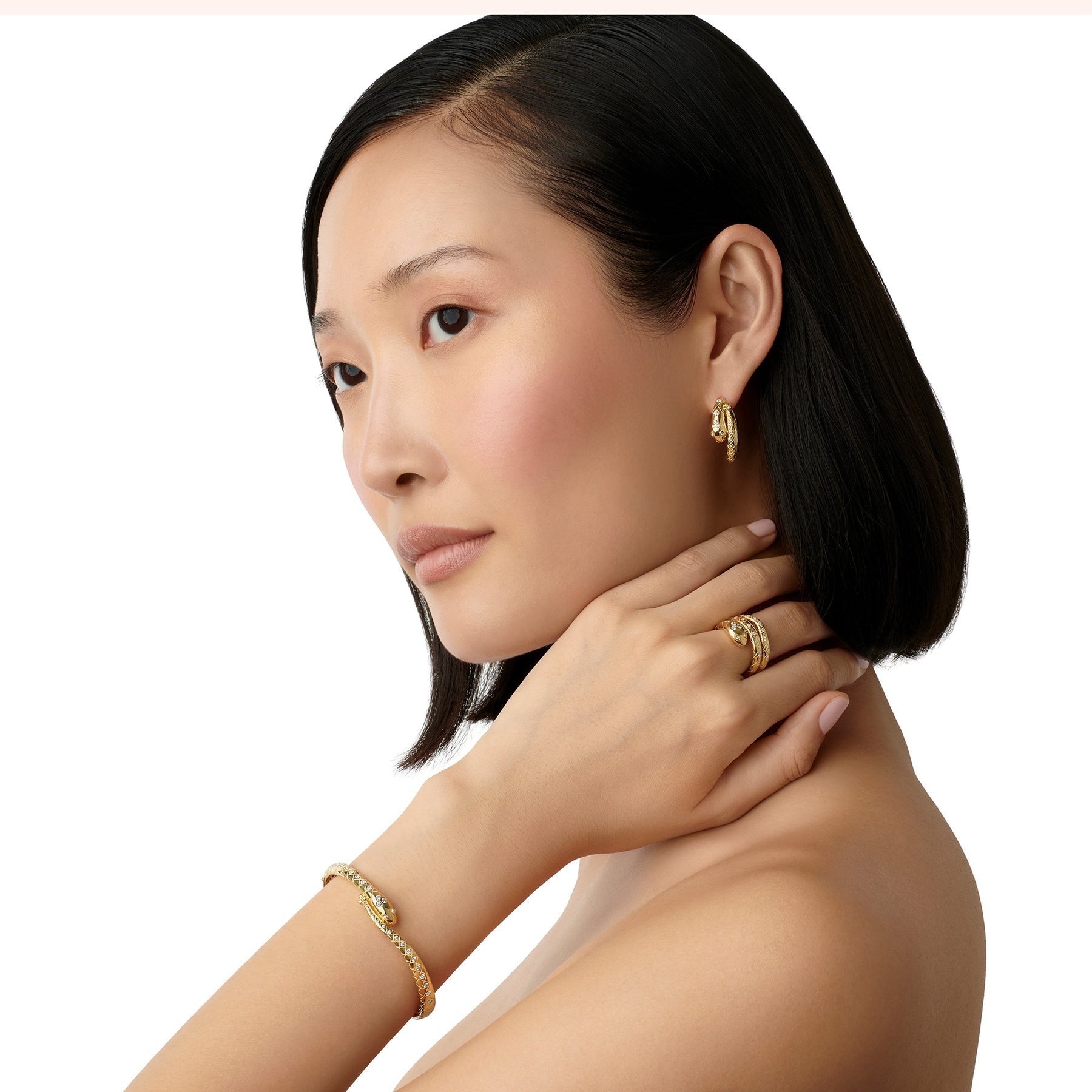 Temple St. Clair Delphi Serpent Bangle Bracelet