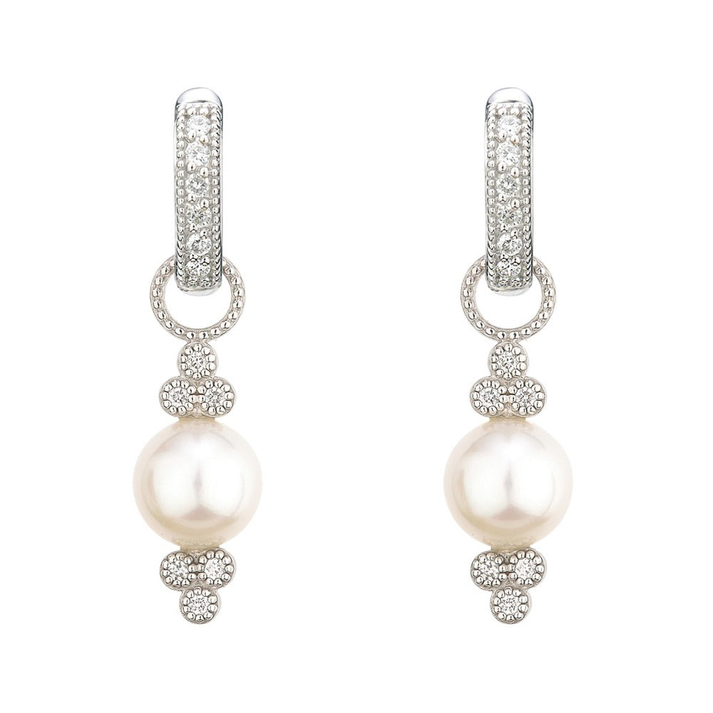 Jude Frances Small Provence Pearl Earring Charms