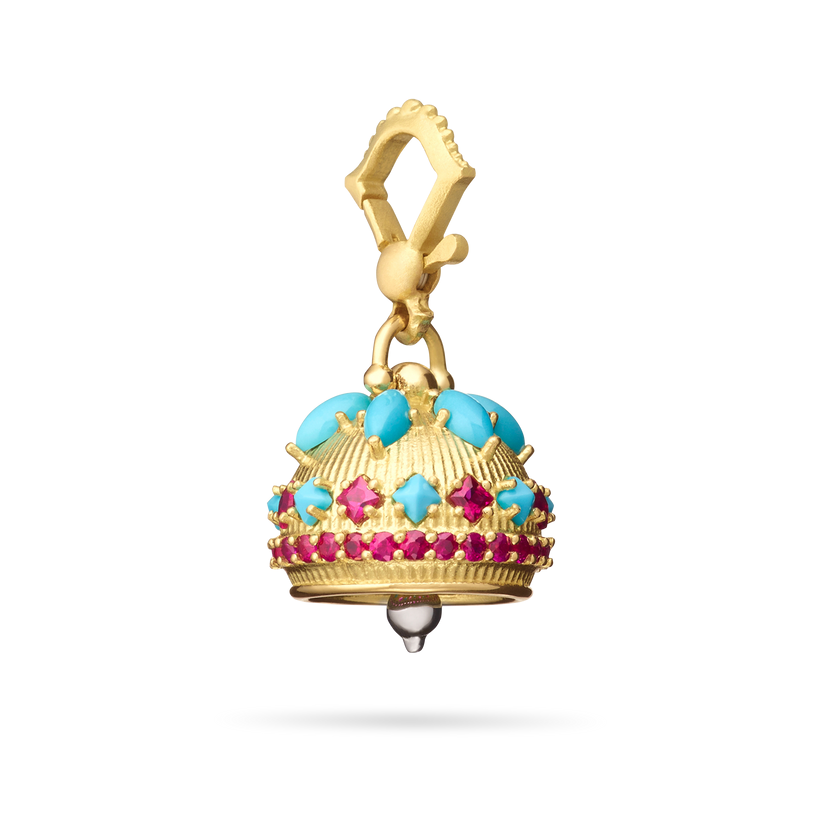 Paul Morelli Turquoise & Ruby Meditation Bell