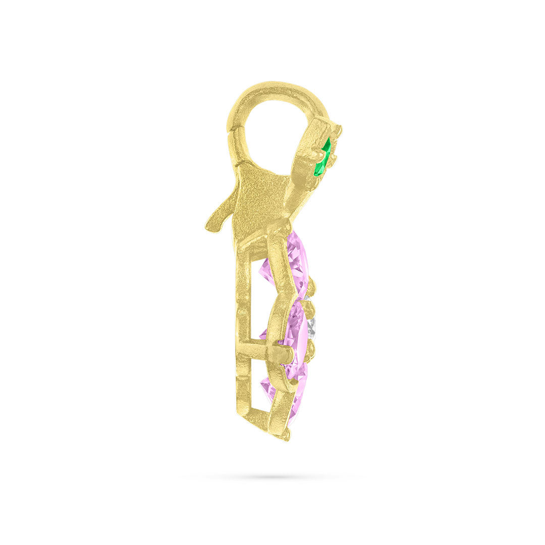 Paul Morelli Pink Sapphire Wild Child Snap-Over Pendant